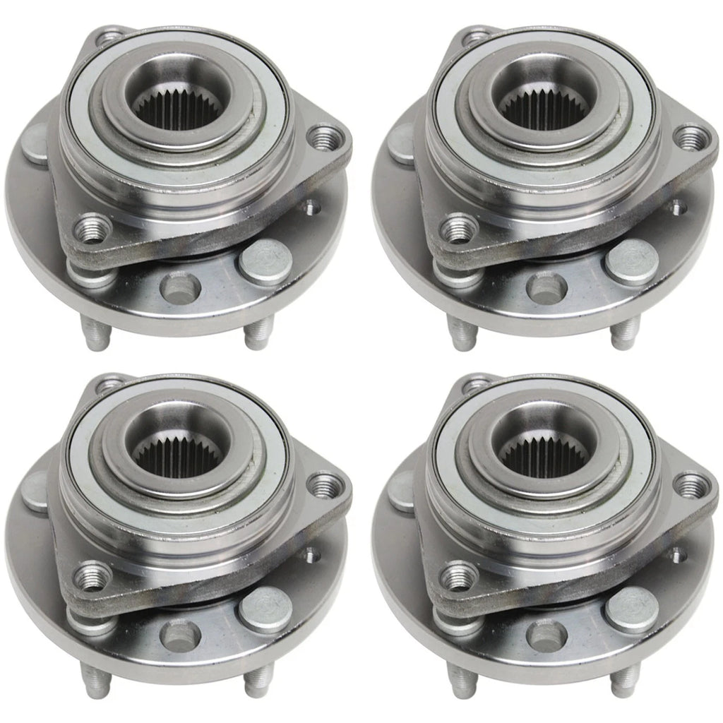 Wheel Hubs for Pontiac Solstice (2006–2008) Front Rear with Bearing RWD