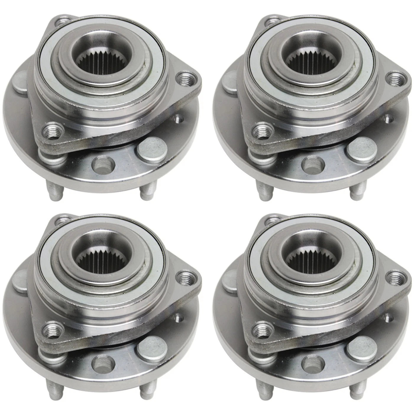 Wheel Hubs for Pontiac Solstice (2006–2008) Front Rear with Bearing RWD