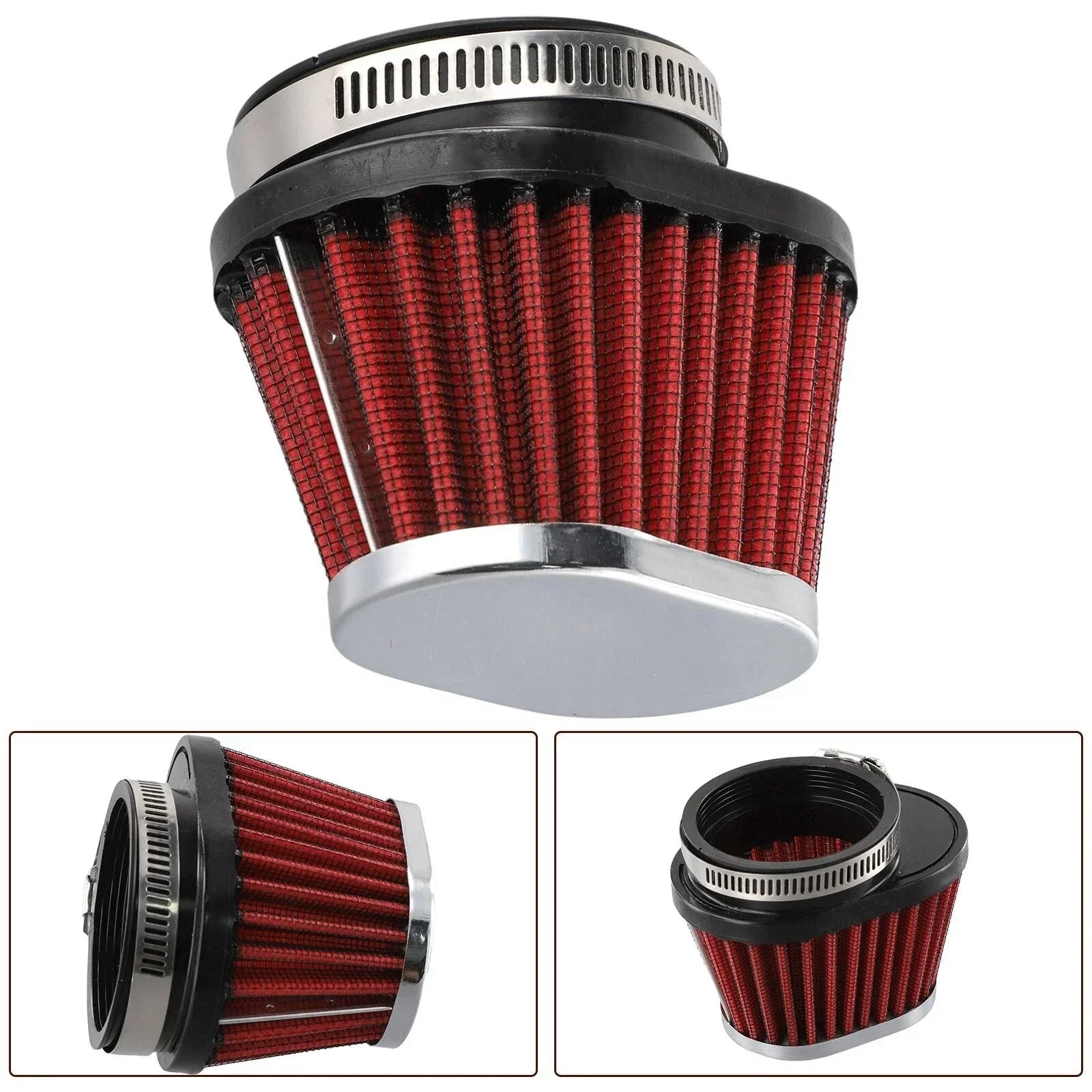 Air Filter 60mm - Double Layer Stainless Steel for Engine