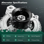 Alternator 100Amp for Toyota Camry (2004–2006), Highlander (2004–2007) 11034