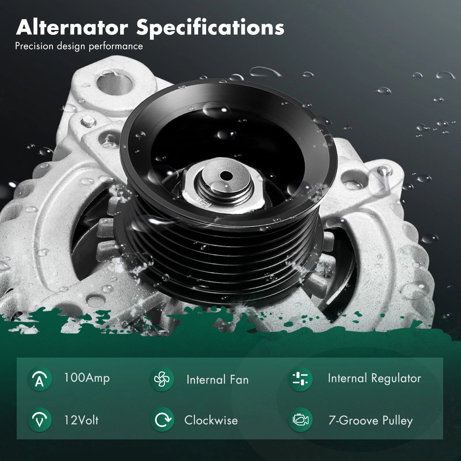 Alternator 100Amp for Toyota Camry (2004–2006), Highlander (2004–2007) 11034
