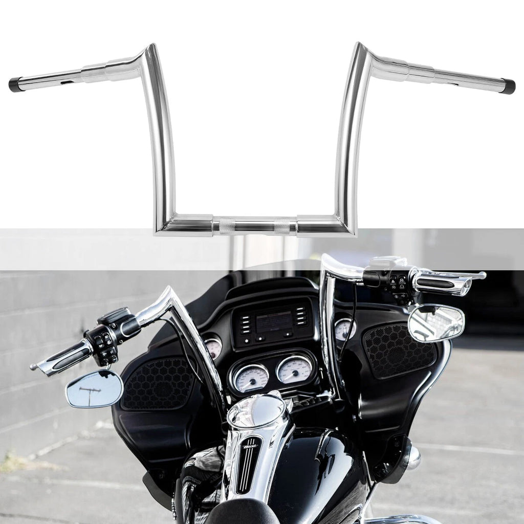 Chrome 12" Rise Ape Hanger Handlebar for Harley Road Glide (2015–2023)