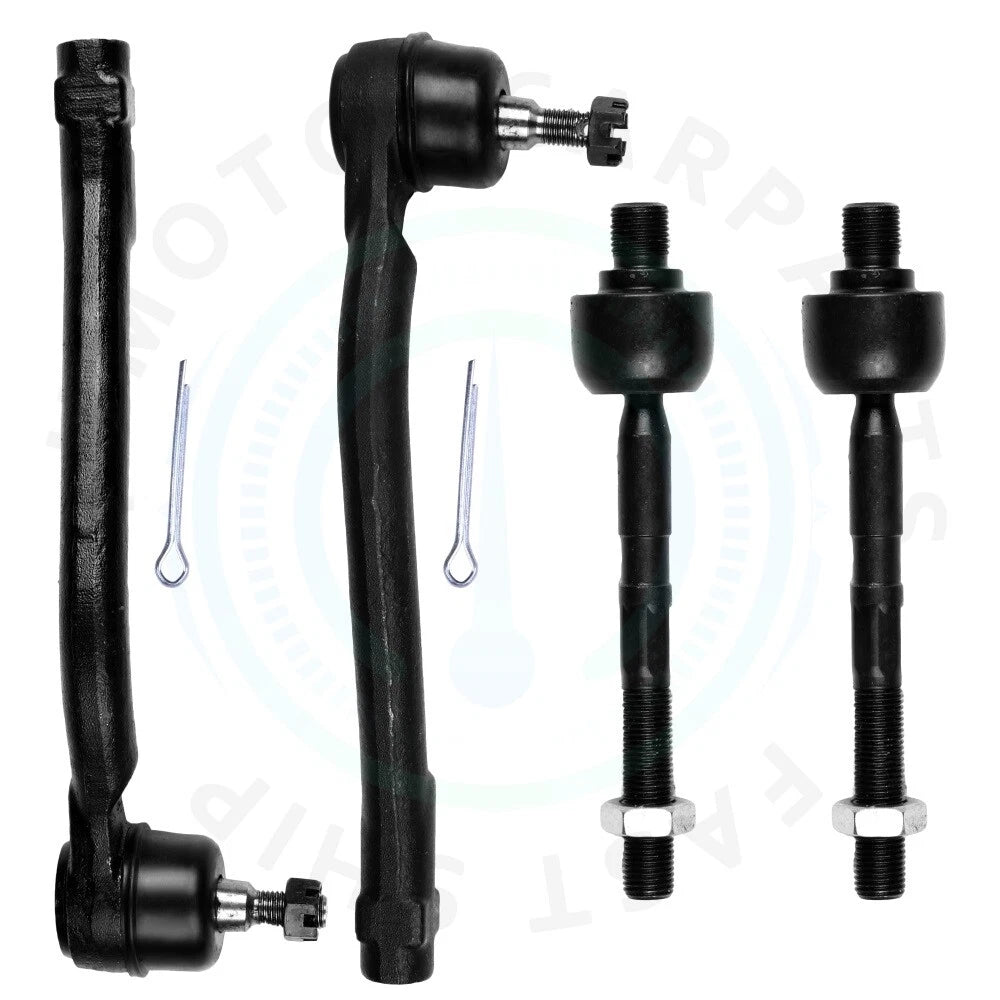 Set of 4 Tie Rod Links for Hyundai Elantra Kia Forte (2010–2012)