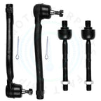 Set of 4 Tie Rod Links for Hyundai Elantra Kia Forte (2010–2012)