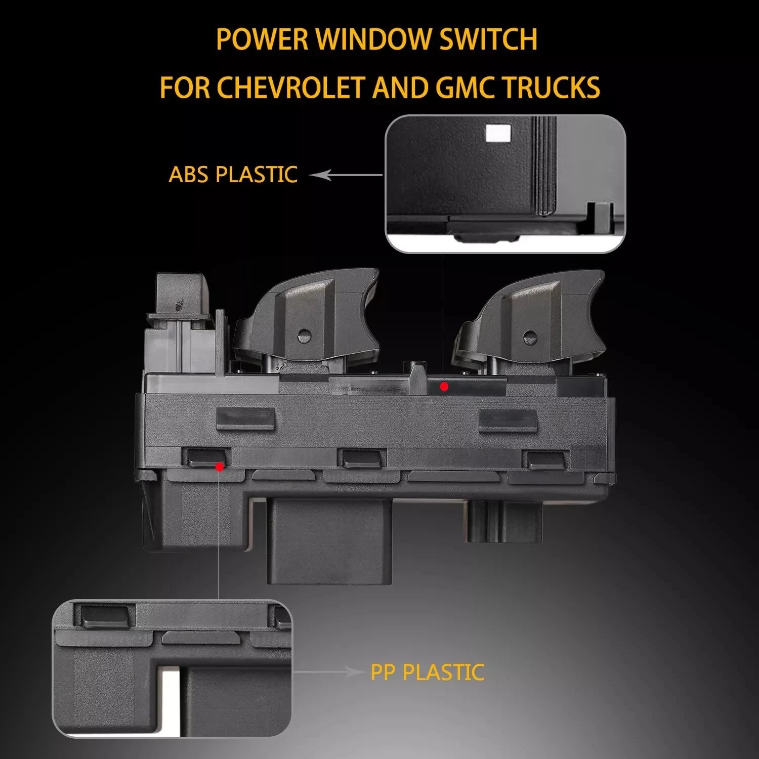 Power Window Control Switch for Chevy Silverado GMC Sierra (2007-2015)