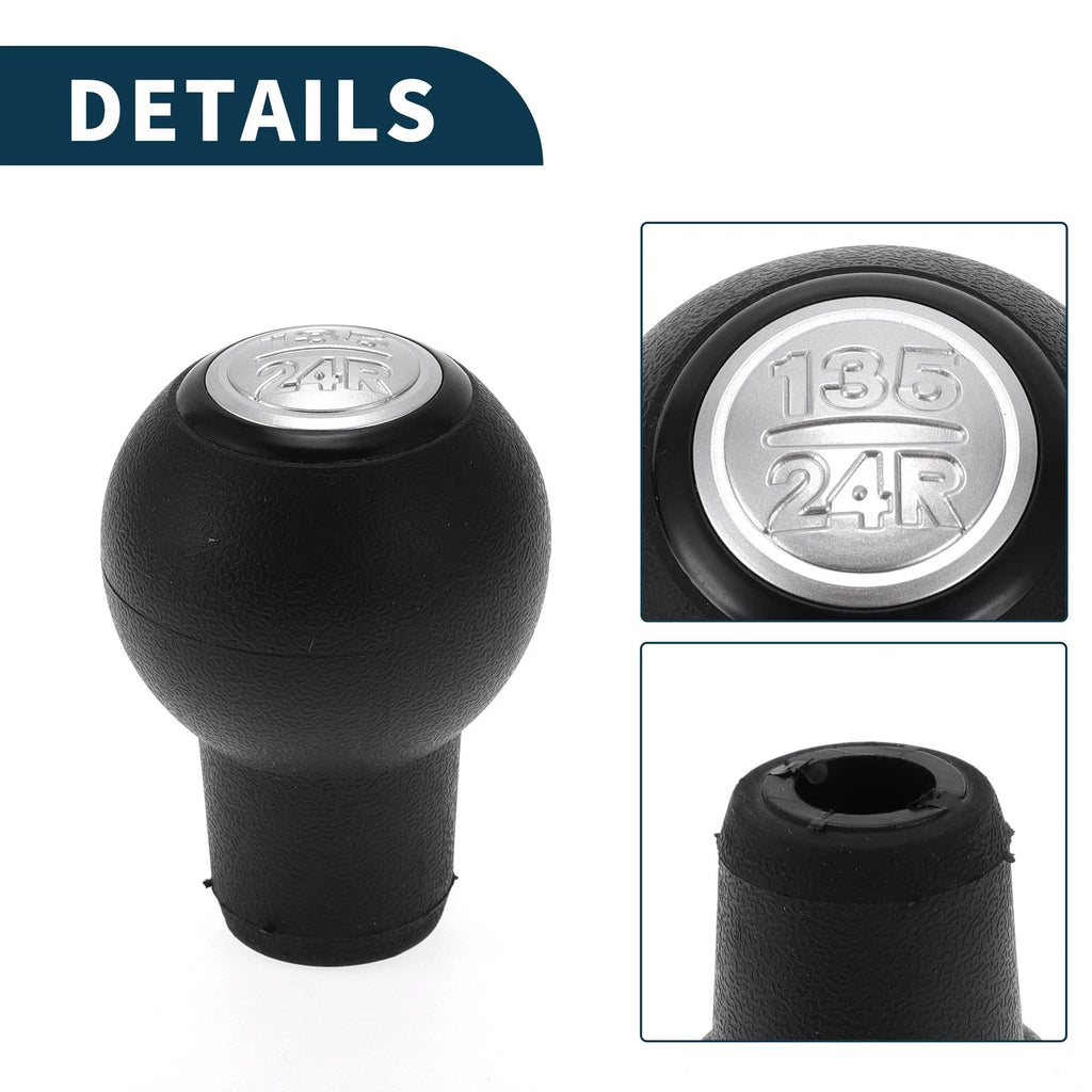 5 Speed Manual Gear Shifter Knob for Hyundai Elantra (2000–2006) Black Plastic