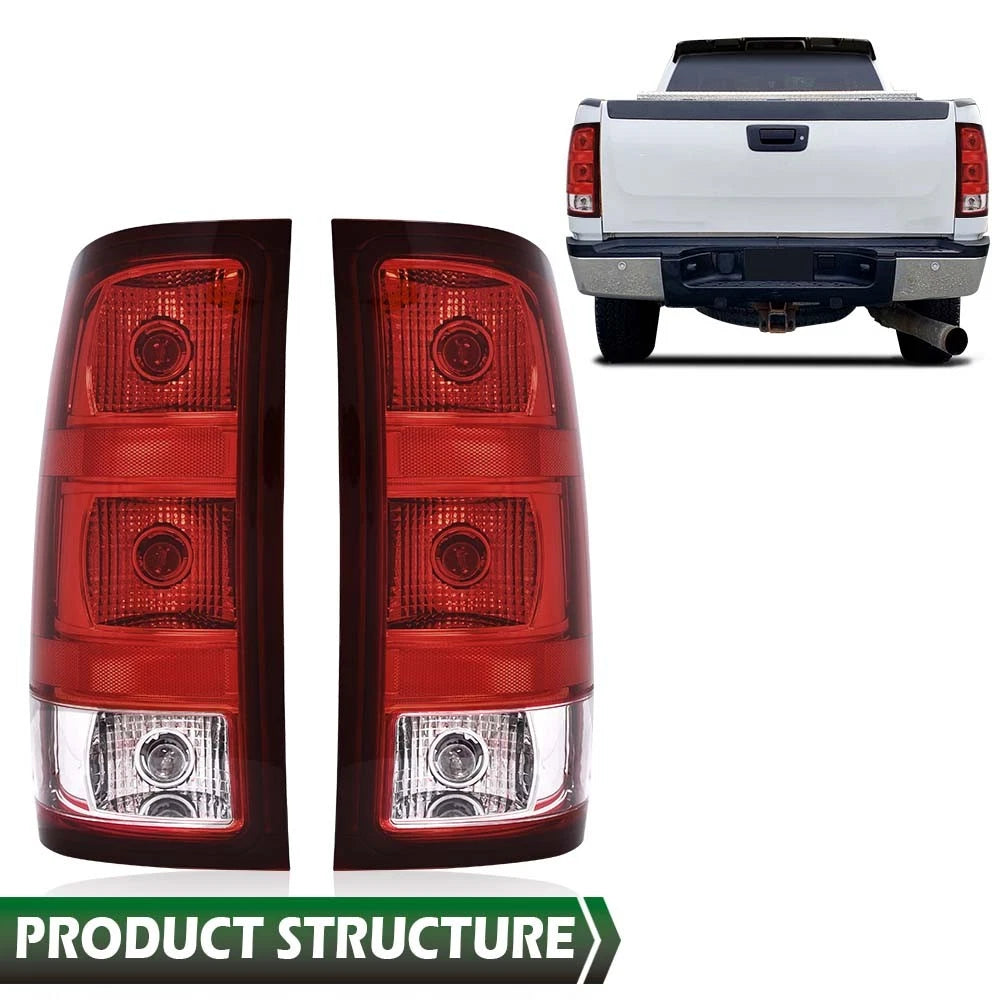 Tail Lights for GMC Sierra 1500 2500 3500HD (2007–2013)