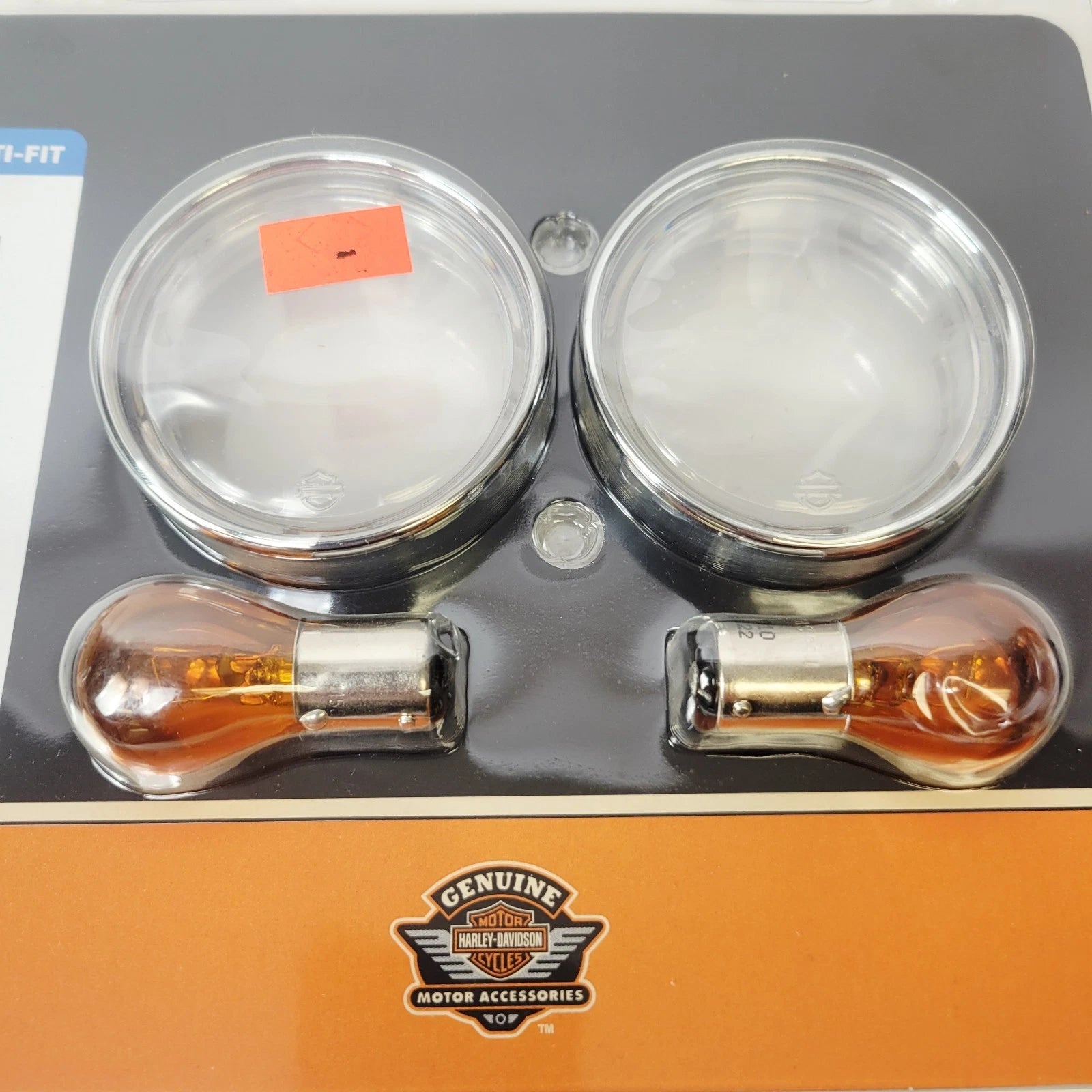 Bullet Turn Signal Clear Lens & Trim Ring for Harley-Davidson (2004–2004)