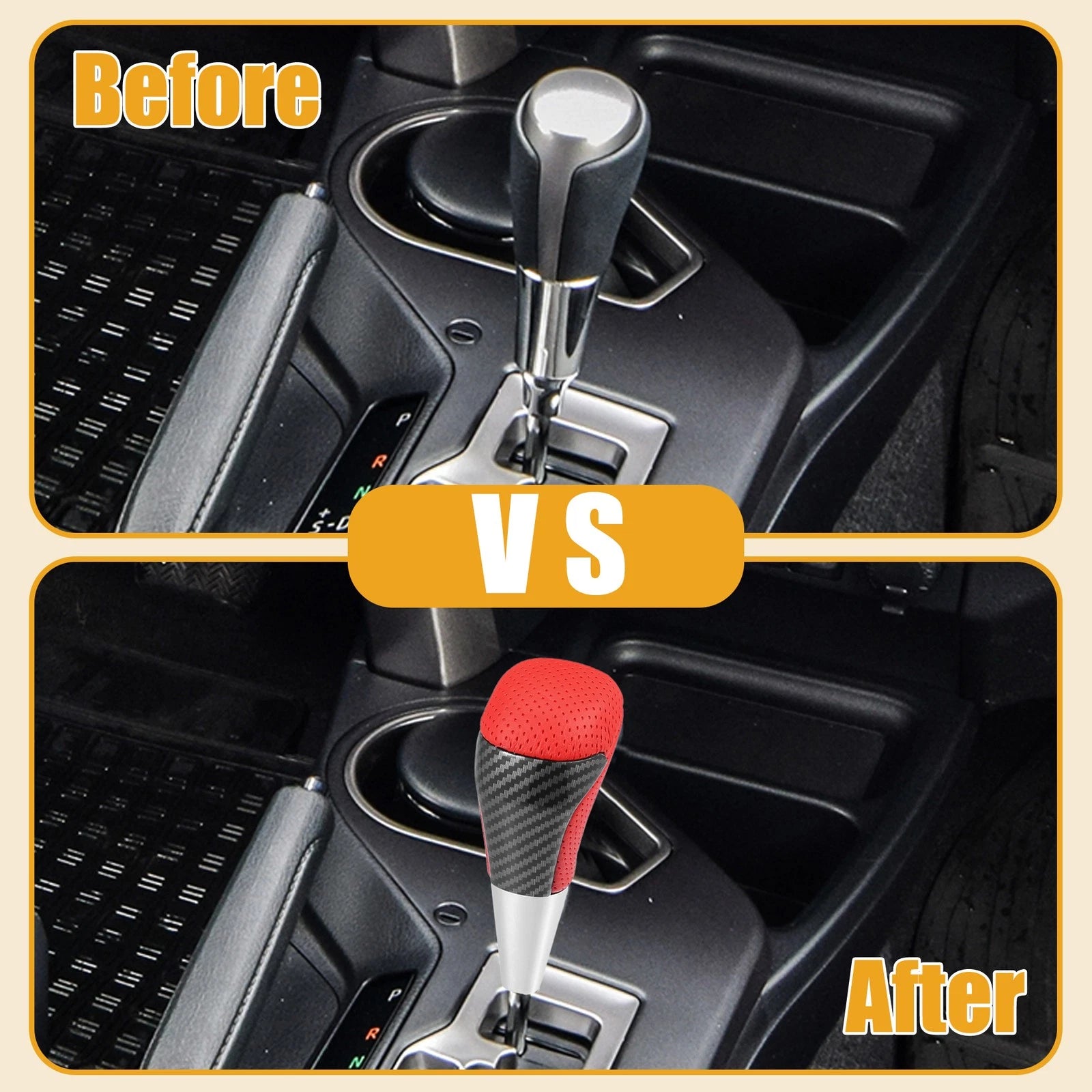 Gear Shift Knob for Toyota Tundra (2007–2021) Red