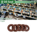 Set of 5 Oil Seals FKM Rubber 22x42x7mm for Automotive Applications