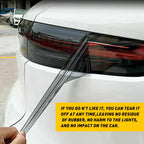 Light Black Tint Vinyl Film Wrap for Headlight Backup Tail Light (Universal)
