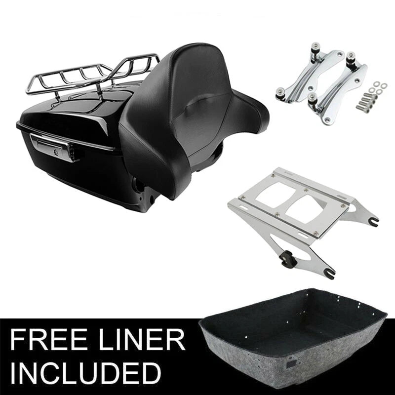 Trunk Pad Rack Mount for Harley Touring Road King Glide (2014–2026)