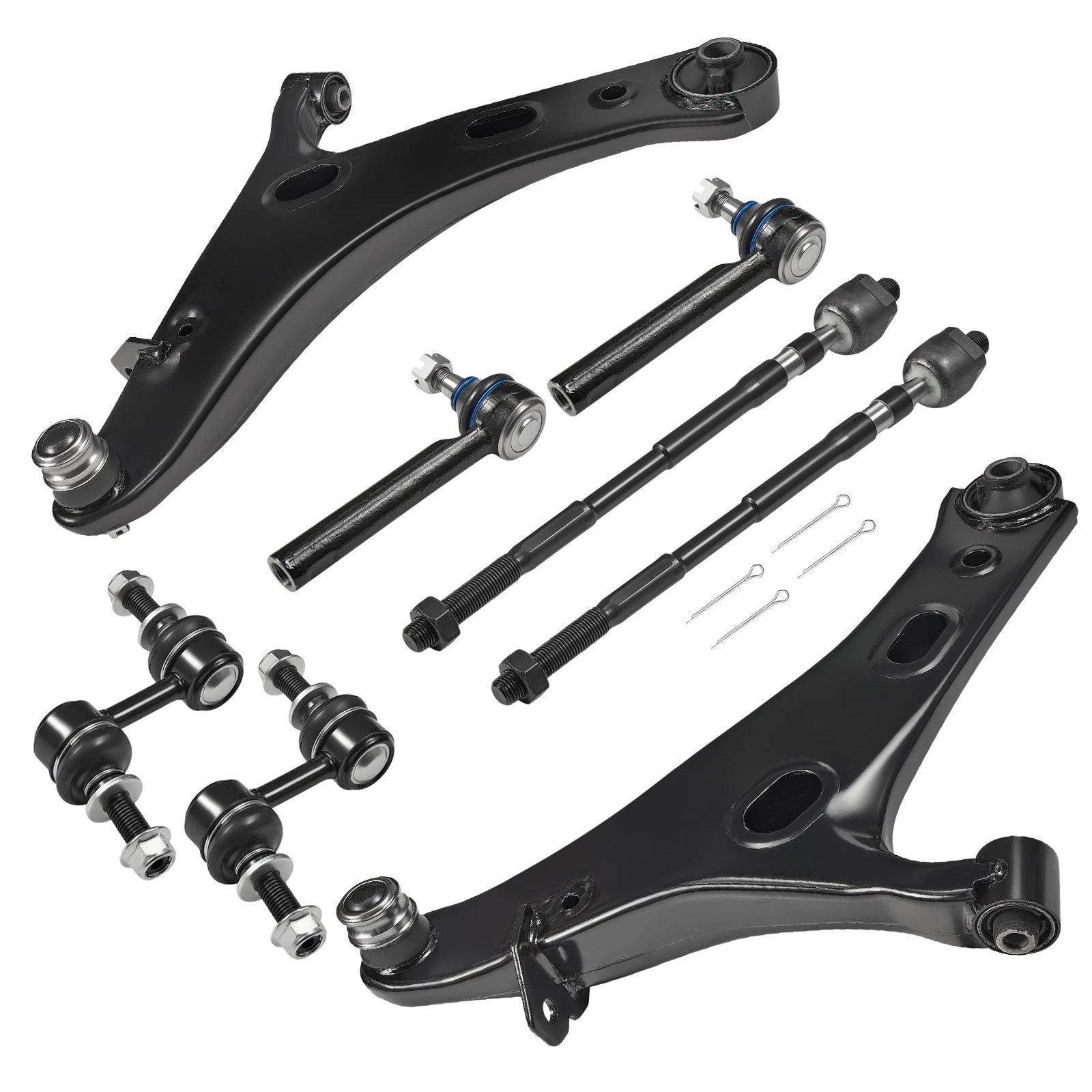 Front Lower Control Arms Sway Bar Tie Rod Ends for 2014–2018 Subaru Forester