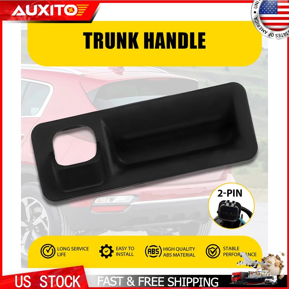 Trunk Lid Lock Tailgate Handle for Kia Sportage (2017–2019) 1pc Black