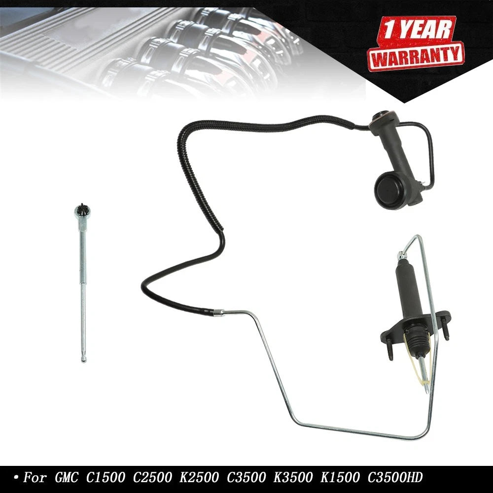 Clutch Master Cylinder and Line Assembly for GMC K2500 C3500 K3500 (1990–2000)