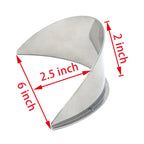 5.75" Chrome Headlight Visor for Honda Cruiser