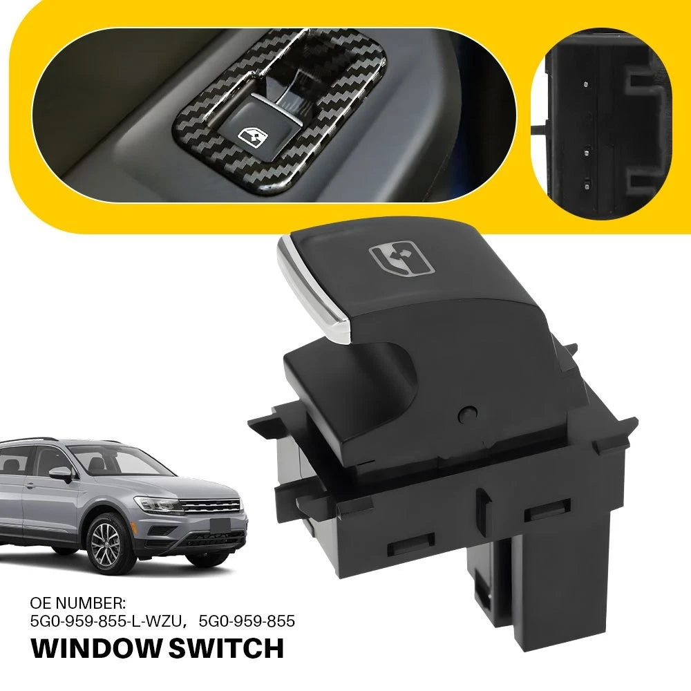 Door Window Switch for Volkswagen Golf, Tiguan (2016–2021) EXV
