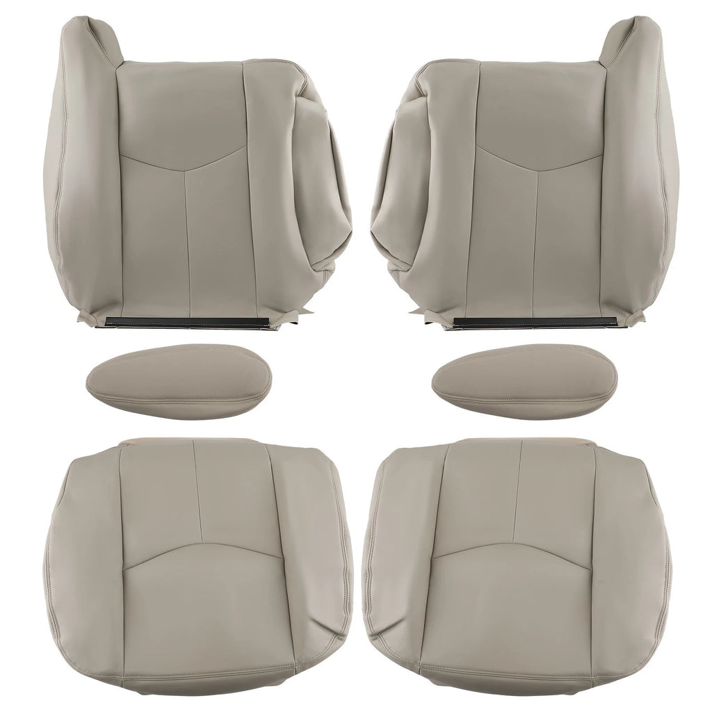 Set of 6 Leather Seat Covers for Chevy Tahoe GMC Yukon (2003–2006)
