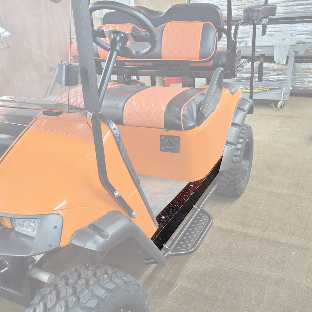 Aluminum Diamond Plate Rocker Panel for EZGO TXT Golf Cart (1994–2013)
