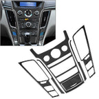 6Pcs Carbon Fiber Interior Center Console Trim for Cadillac CTS (2008–2013)