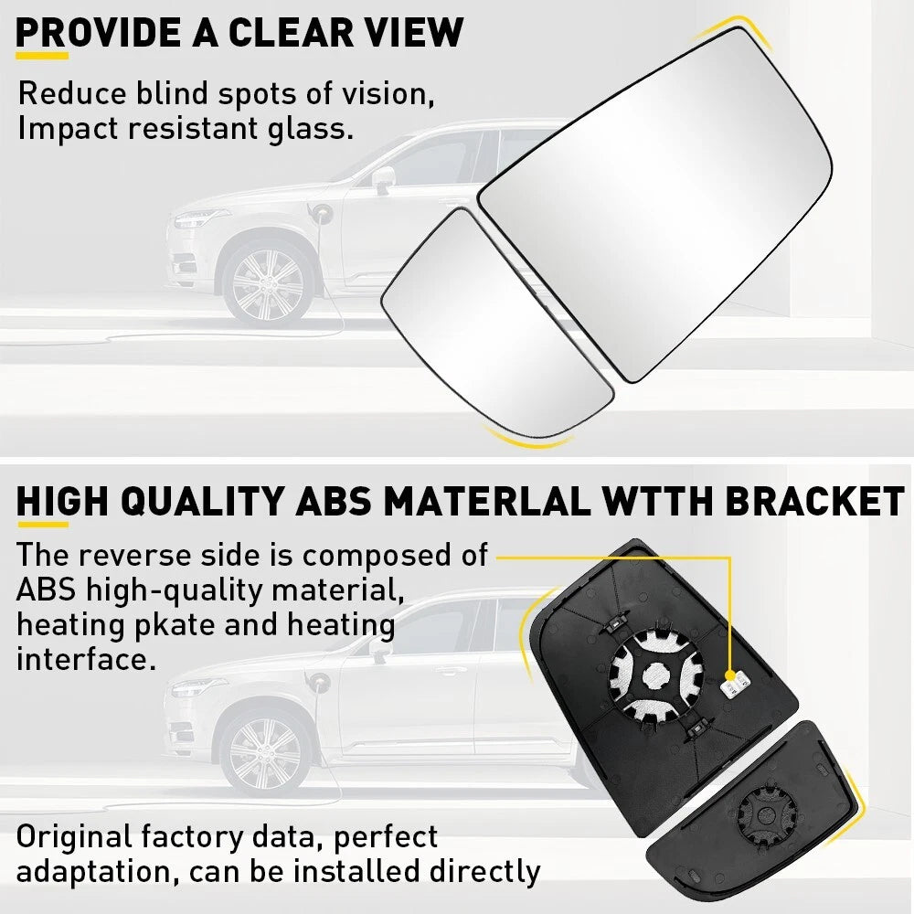 Mirror Glass for Ford Transit Van 150 350 HD (2015-2023)