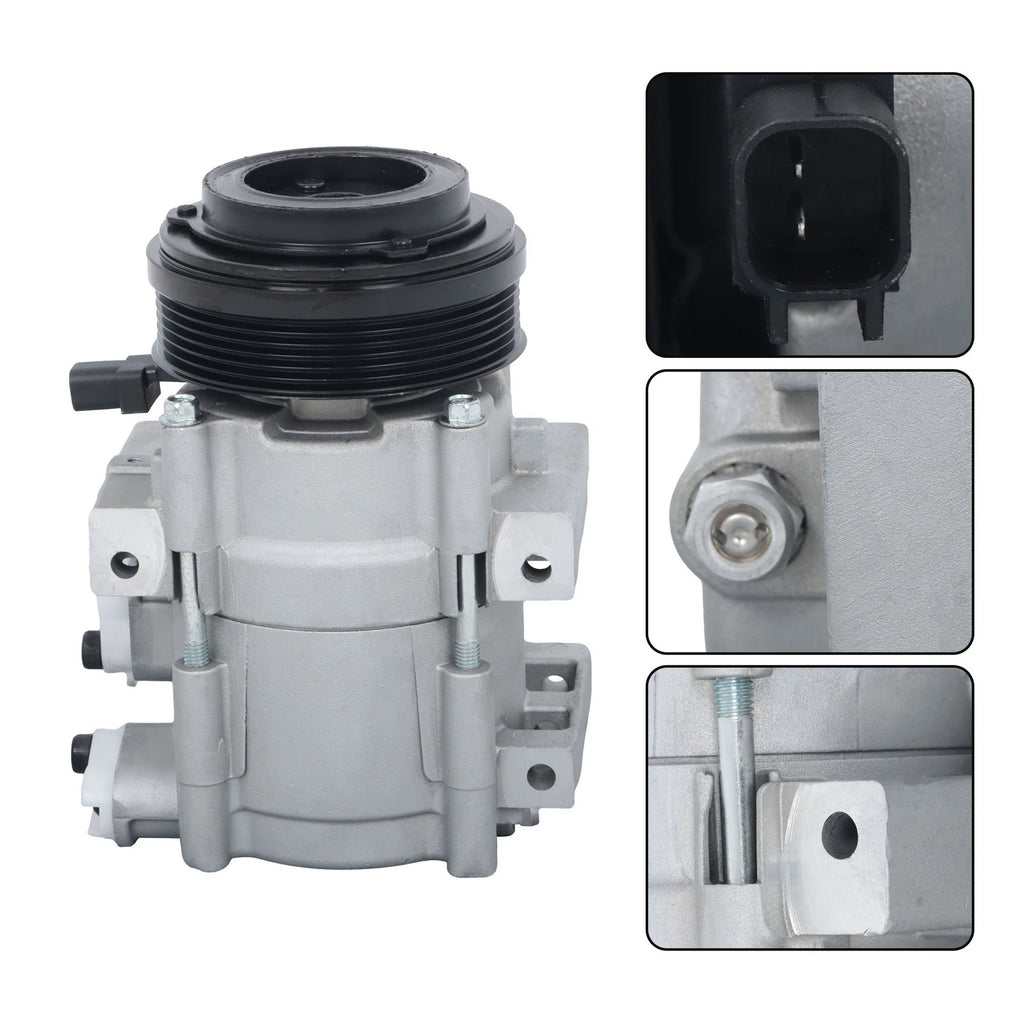 A/C Compressor for Ford E-150 E-250 E-350 E-450 Super Duty (2007-2019)