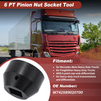 6 PT Pinion Nut Socket Tool for Mercedes Freightliner Trucks (W742589020700)