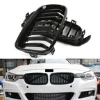 Black Front Upper Center Grille Trim for BMW 3 Series F30 F31 (2013-2019)