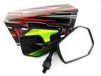 Black Green Hex Soko Mirrors for Yamaha CT3 (1973)
