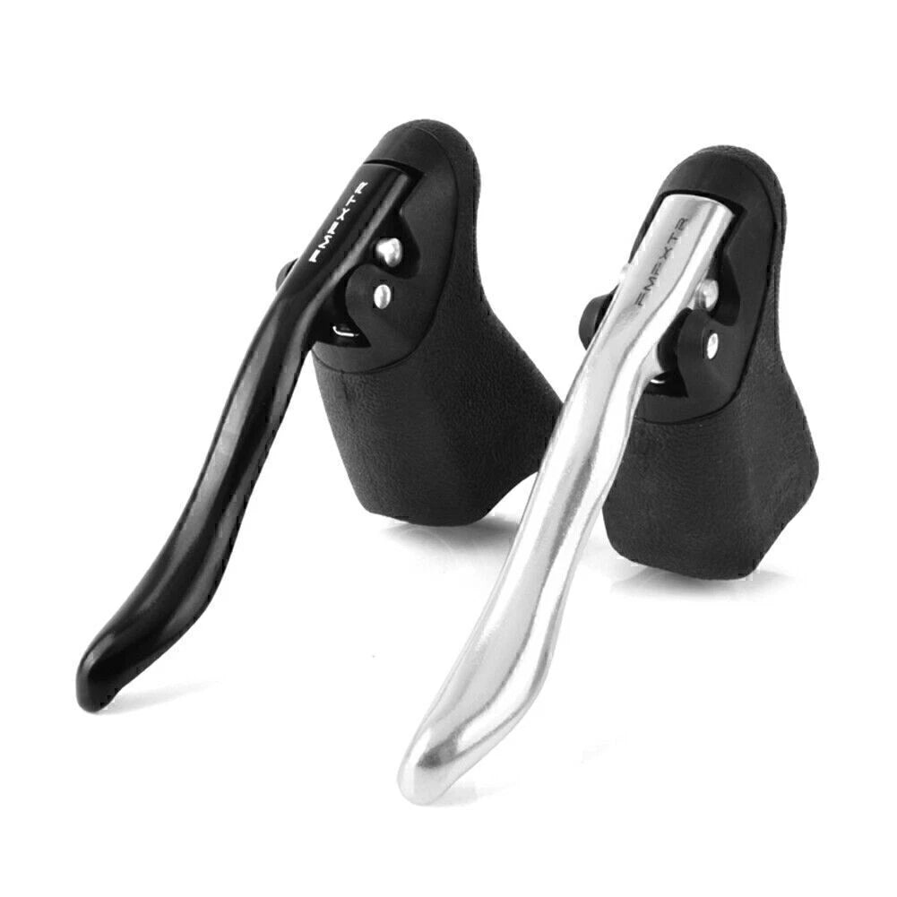 Brake Levers for Road Cyclocross Bike TT Bar End Drop Bar (Black)