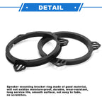 2X Speaker Spacer Ring Adapter for Scion XA (2004–2006) 6.5''