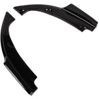 2PC Rear Bumper Splitters for Honda Civic (2016-2018) Black