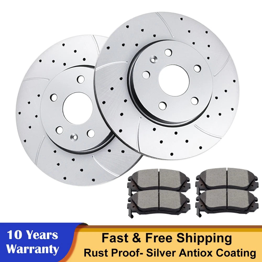 Front Disc Brake Pads for Chevy Equinox Malibu Impala Terrain (2010–2020)