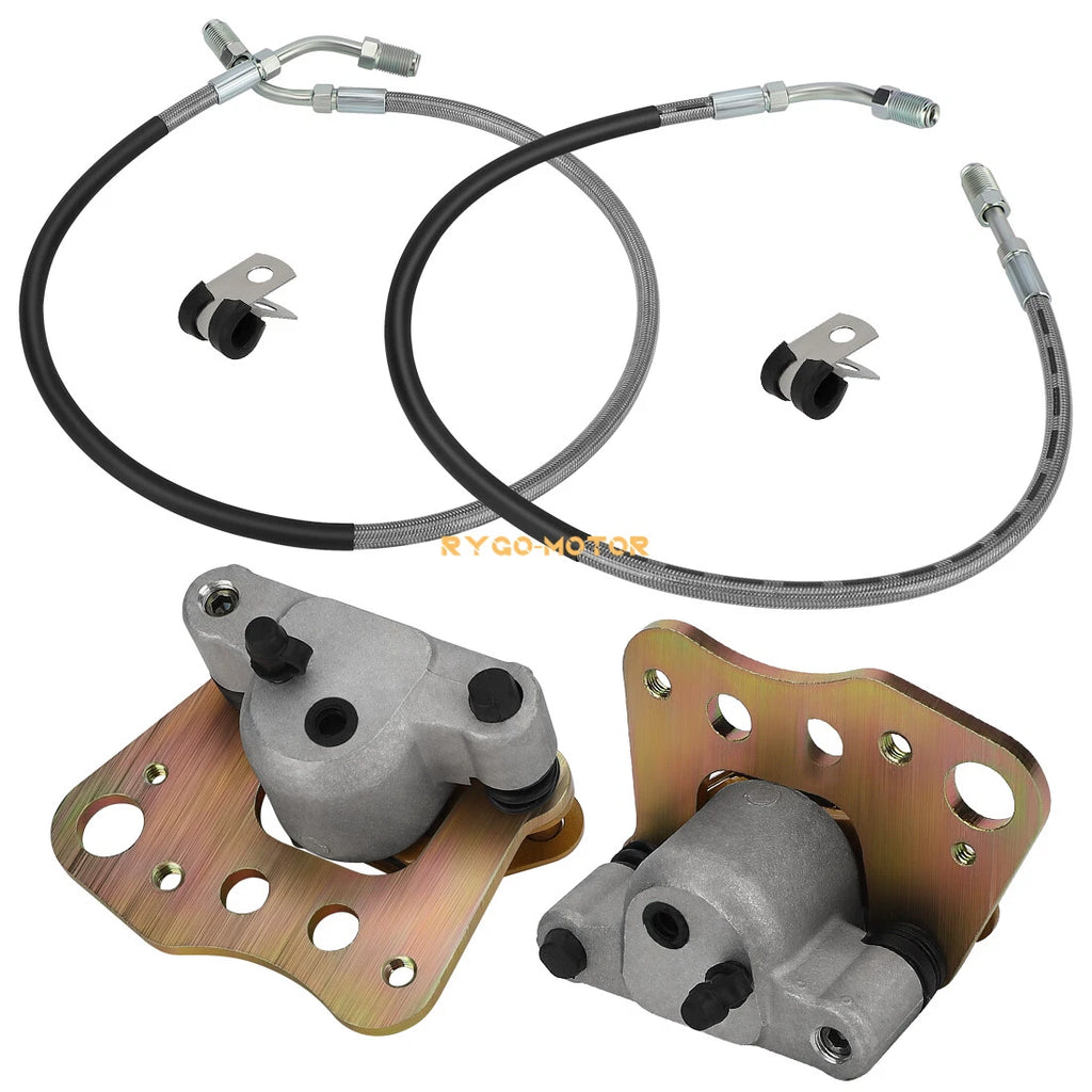 Front Brake Calipers & Hose Lines for Polaris Magnum 325 500 Xpedition 425 (1999–2000)