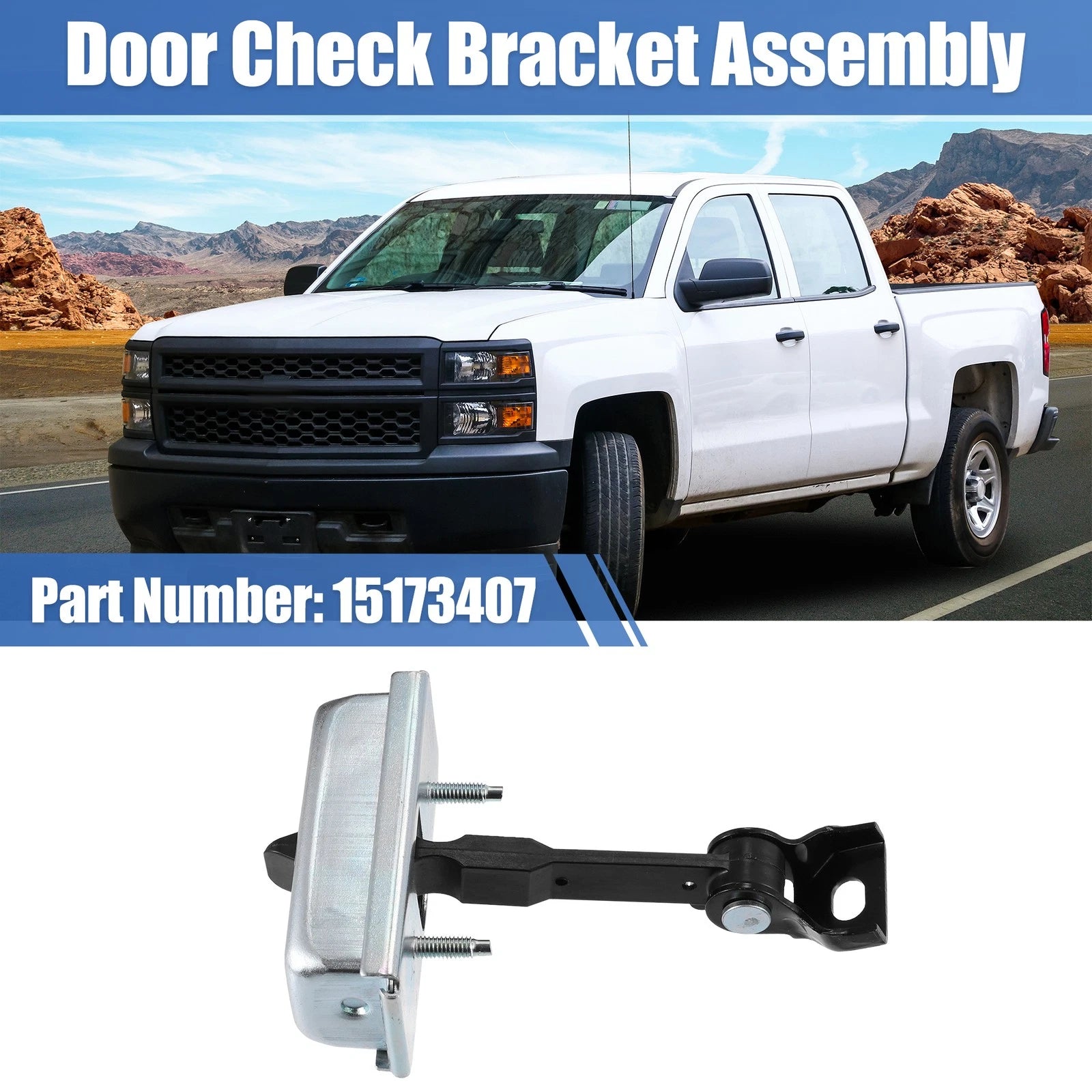 Front Door Check Stop Strap Assy 15173407 for Chevrolet Silverado GMC 