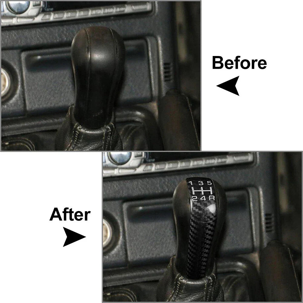 Carbon Fiber Gear Shift Knob Cover for Nissan GTR R32 R33 R34 (1989-2002)
