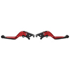 Red Extendable Brake Clutch Levers for BMW F800GS/Adventure, F800R (2008-2018)