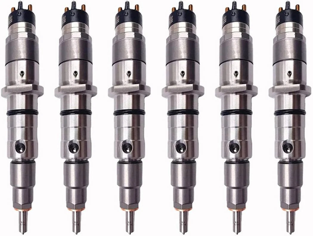 6X Fuel Injector 0445120384 for Cummins QSB4.5 ISB6.7 (2007–2018)