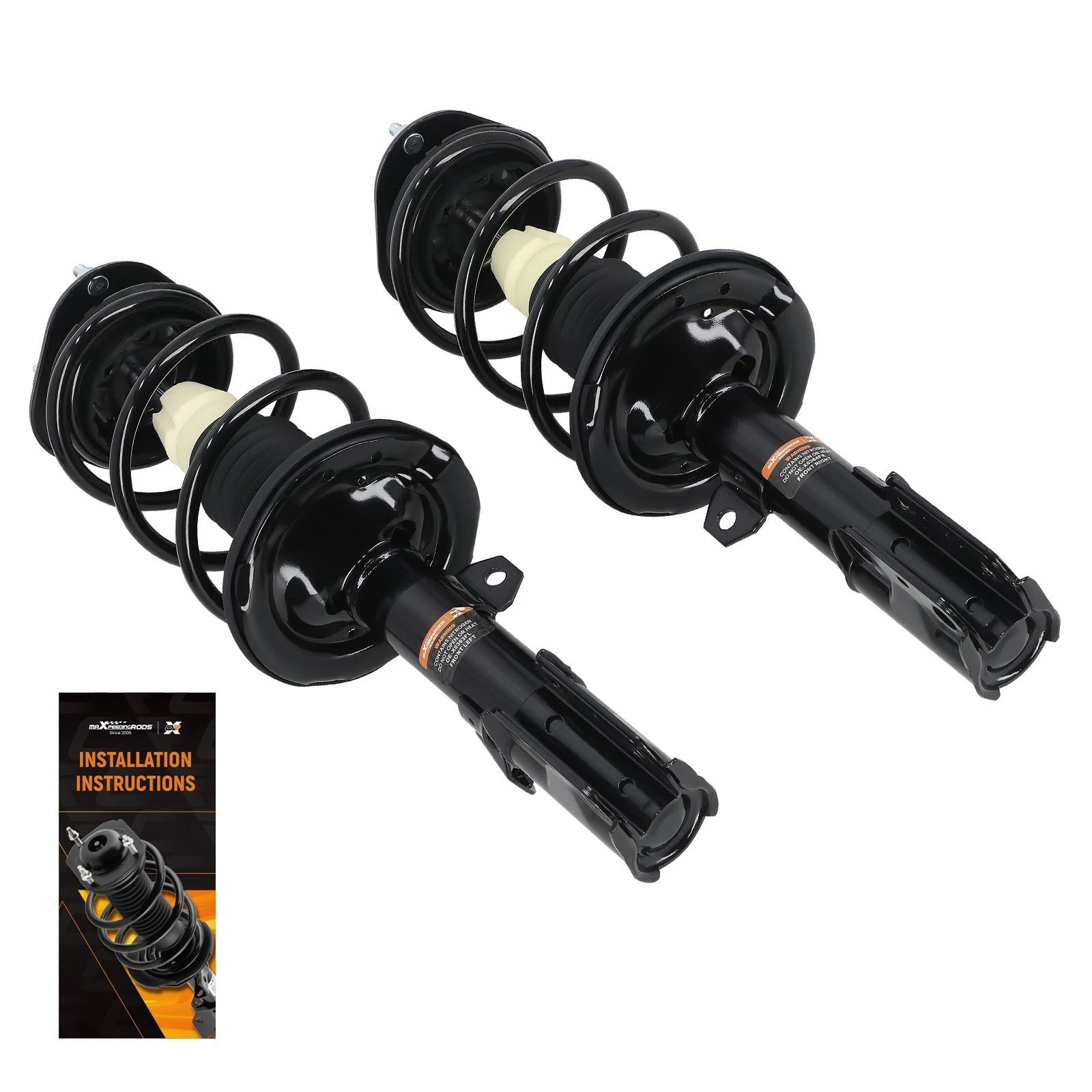 2X Front Strut Coil Spring Assembly for Scion tC (2005–2010)