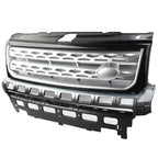 Black & Silver Front Grille Mesh for Land Rover Freelander 2 (2010-2016)