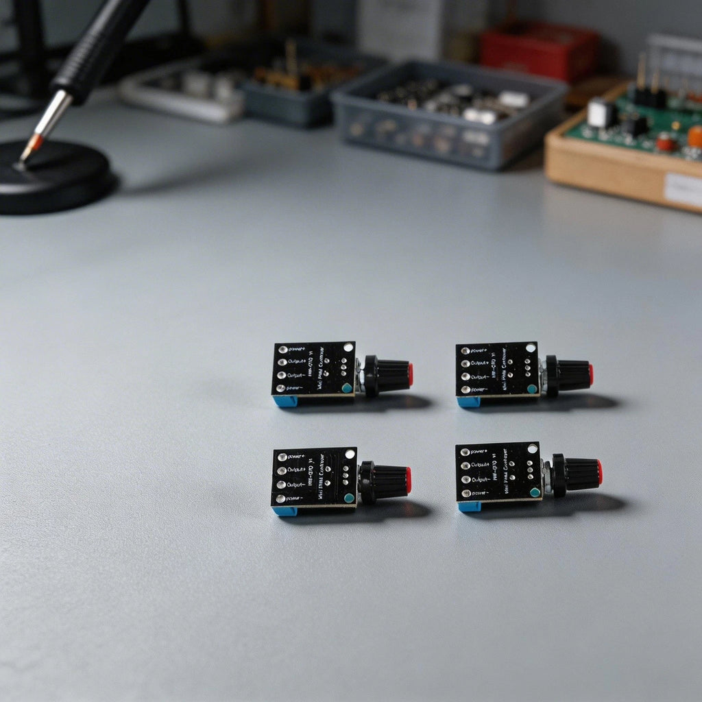 Set of 4 PWM Motor Controllers 5V-16V 10A for DC Motor Fan