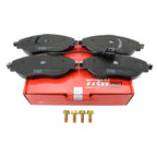 Set of 4 TRW Pro Front Low Metallic Brake Pads for Audi S3 VW CC Golf R GTI Jetta (2013–2020)