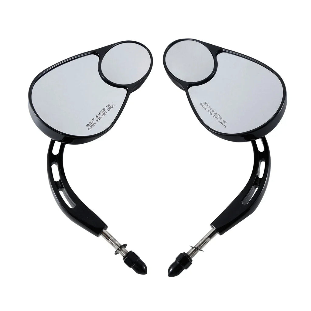 8mm Rear View Mirrors for Harley Touring Road King Tri Glide Ultra