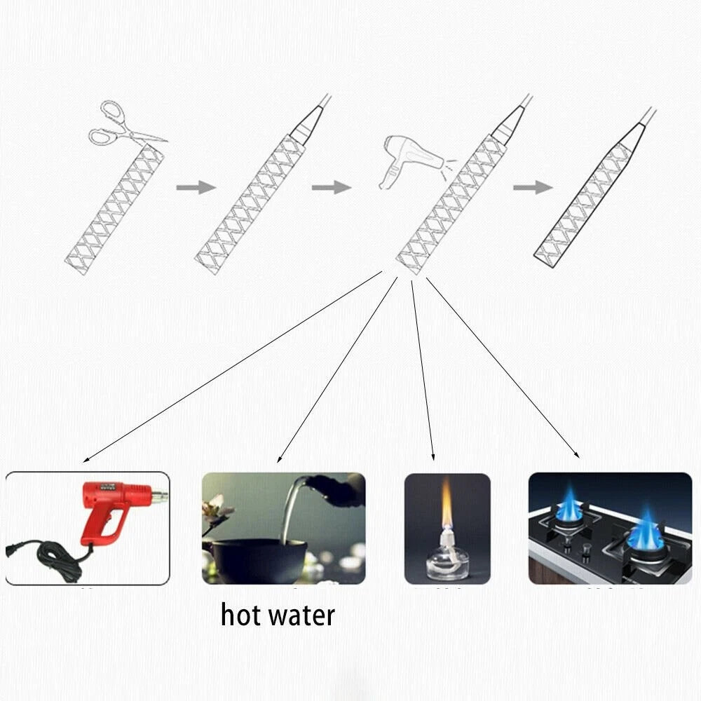Heat Shrink Tubing for Automotive Wiring (39" - 64", 14 Sizes)