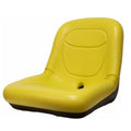 High Density Foam Yellow Seat for Lawn Mowers Loaders Tractors