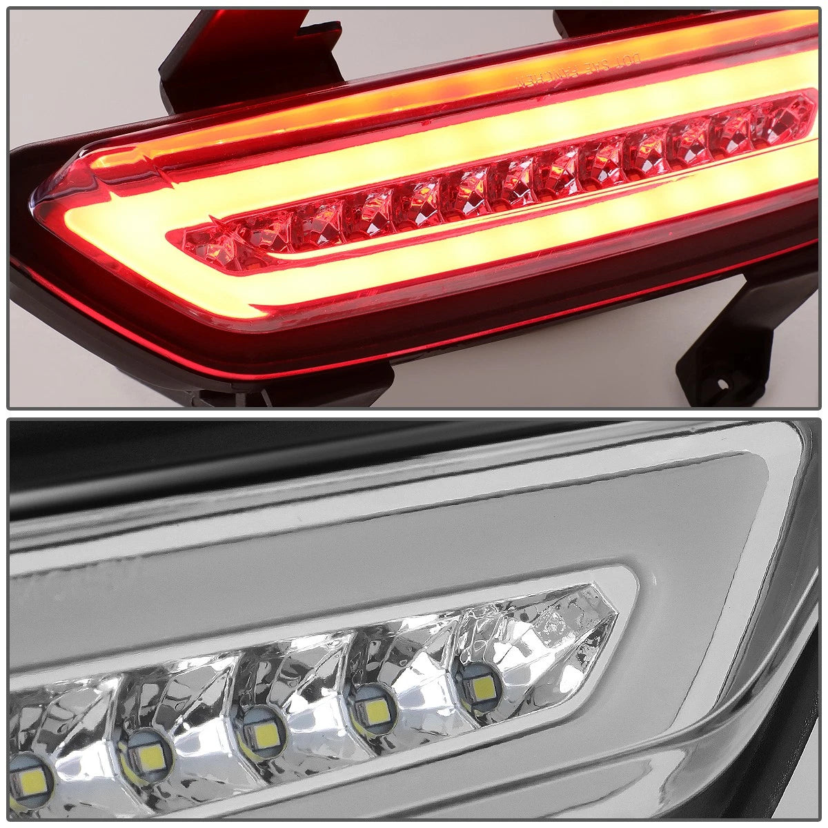 Lower LED Bar 3rd Tail Brake Light Reverse Lamp for Ford Mustang (2015–2018)
