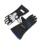 Pair of NRG Innovations GS-500BK Medium Size Racing Gloves for Auto Racing