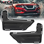 Set of 2 Front Bumper Fog Light Covers for Nissan Rogue (2017–2020)