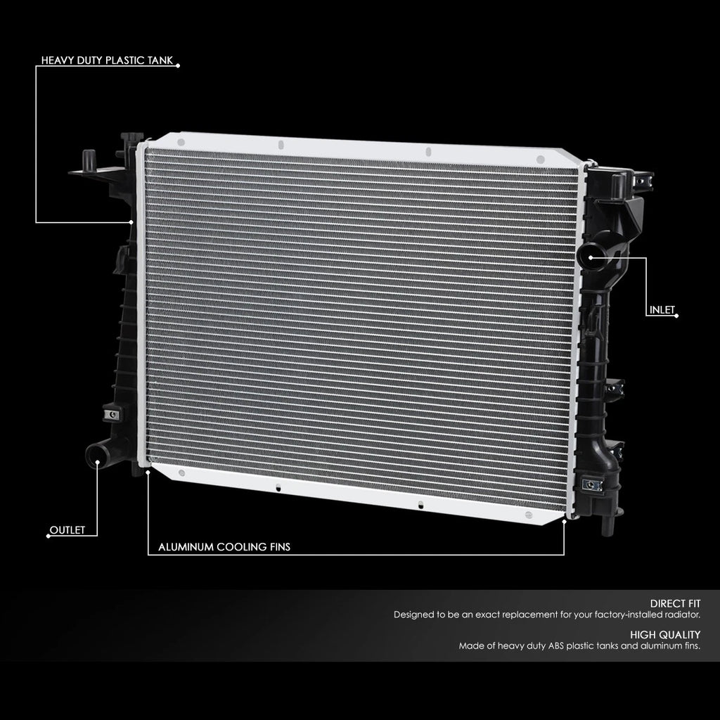 Aluminum Cooling Radiator for Jaguar XJ8/XJR 4.2L (2004–2005) DPI 2256