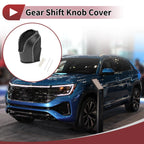 Gear Shift Knob Cover for Volkswagen Taos (2022–2023) Black Beige